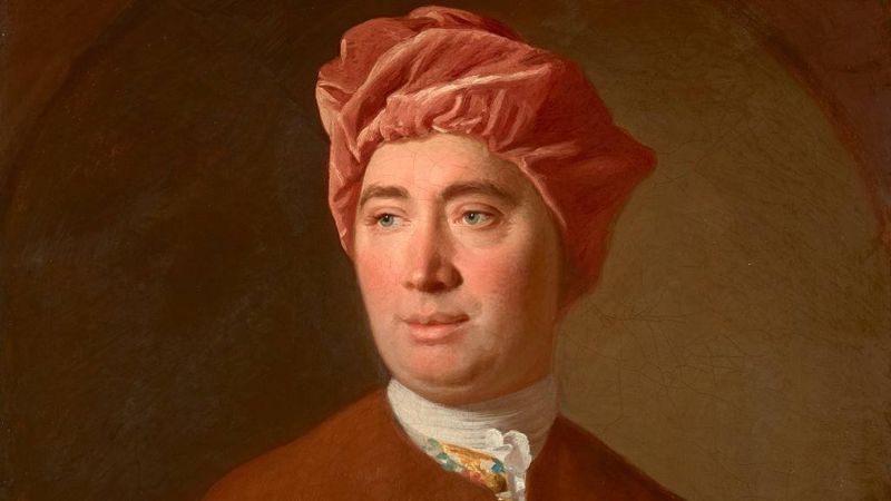 David Hume, 1711-1776. Historidor y filósofo, pintado por Allan Ramsay en 1754.
