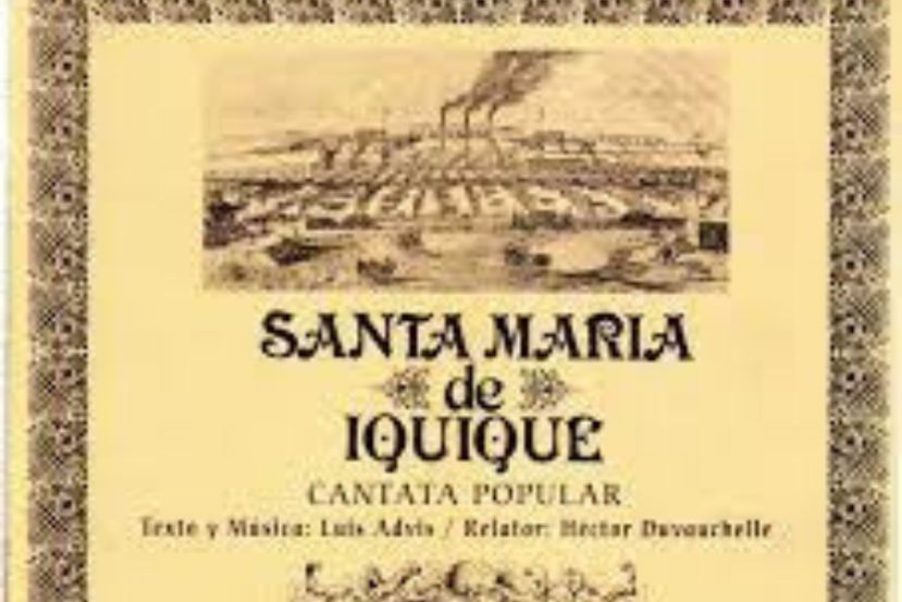 Quilapayún, portada de la Cantata de Santa María de Iquique