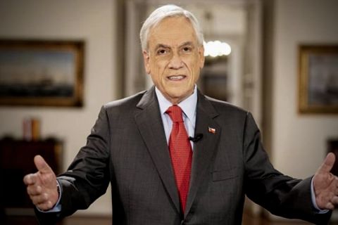 Sebastián Piñera en cadena nacional anoche