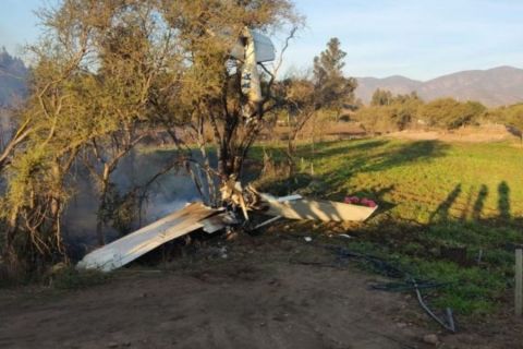 Accidente de avioneta en Melipilla