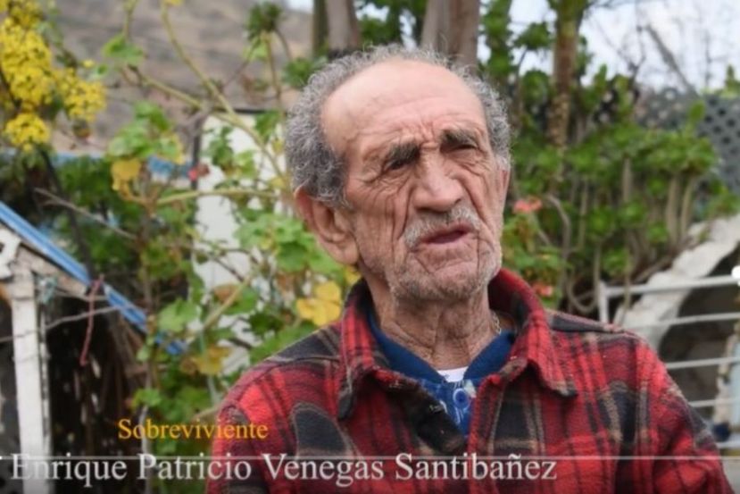 Patricio Venegas Santibañez, sobreviviente fusilamiento Cuesta Barriga.